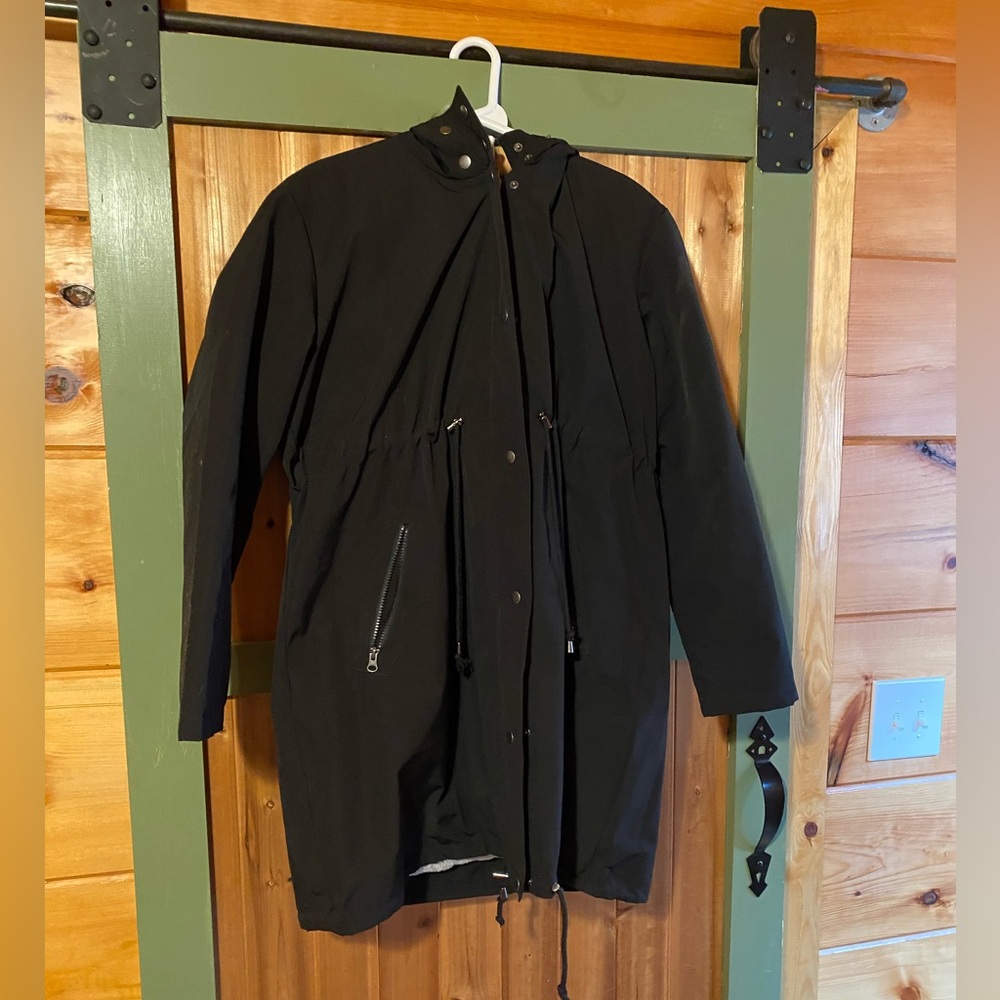 Seraphine maternity jacket with Babywearing panel